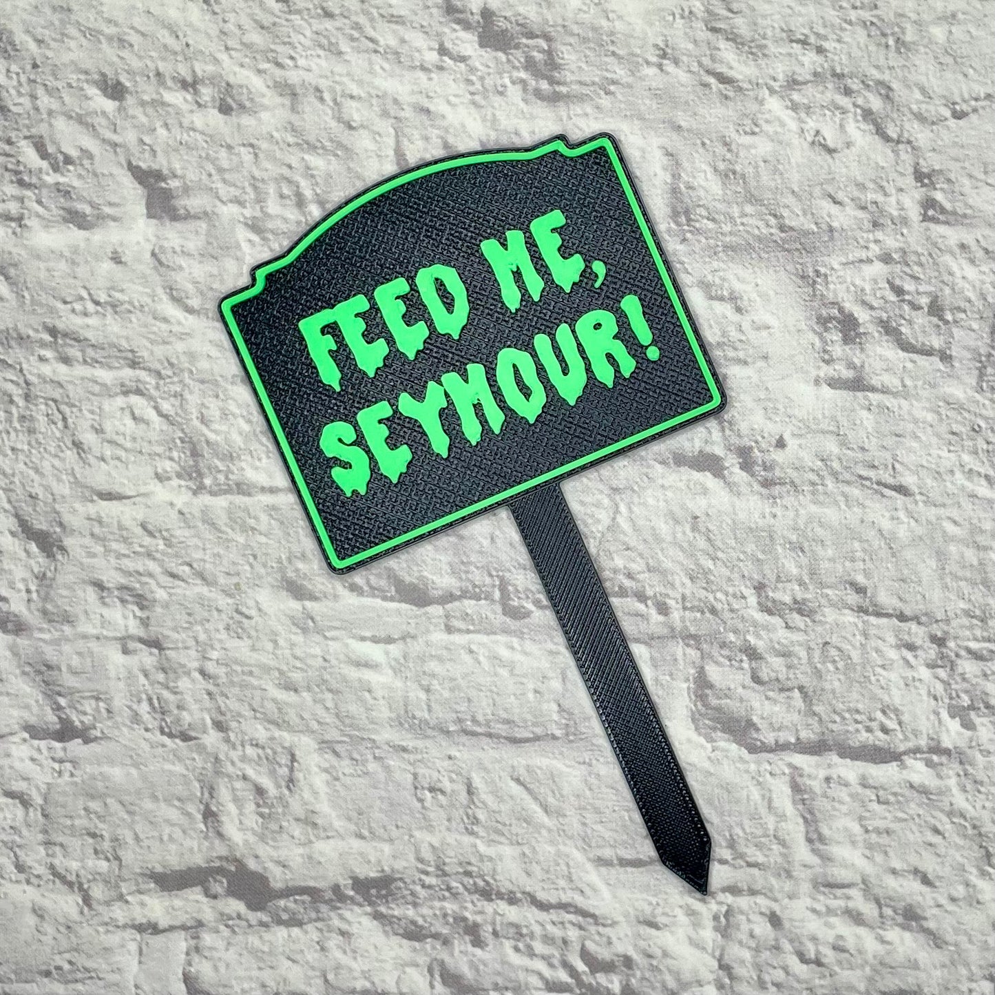 Feed Me Seymour Plant Stake