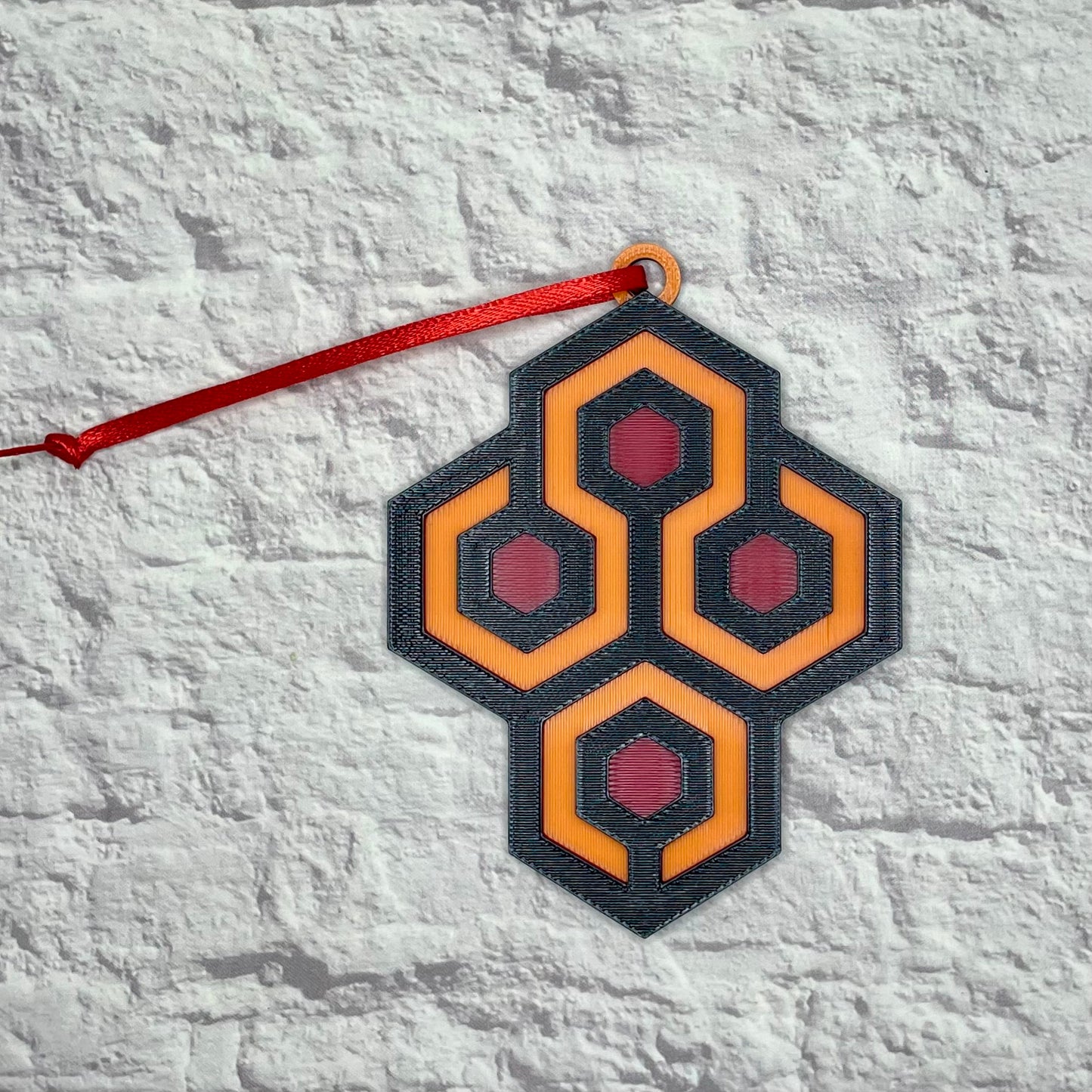 Carpet Holiday Ornament 3D Printed