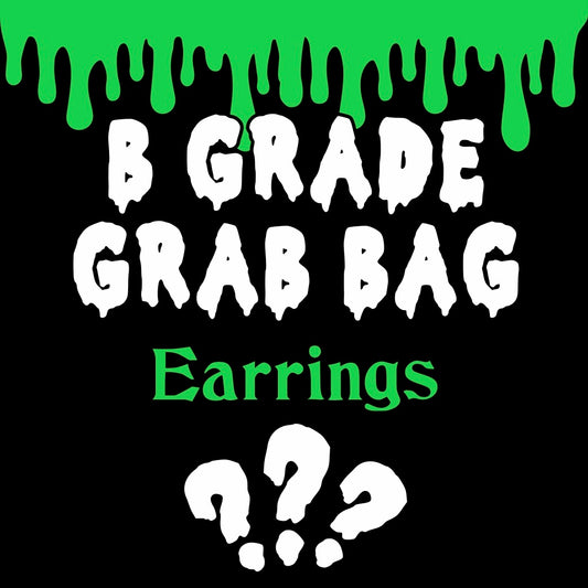 B Grade Grab Bag Statement Earrings 3D Printed