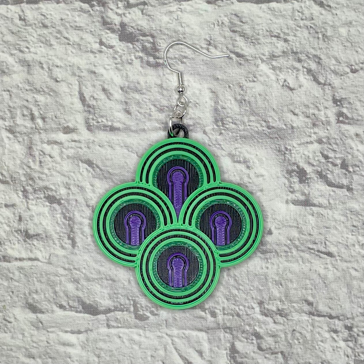 Carpet 237 Horror Statement Earrings or Keychain 3D Printed