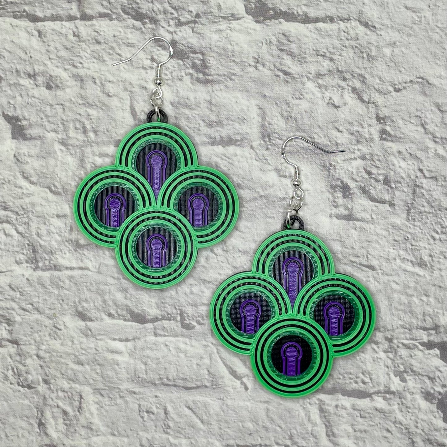 Carpet 237 Horror Statement Earrings or Keychain 3D Printed