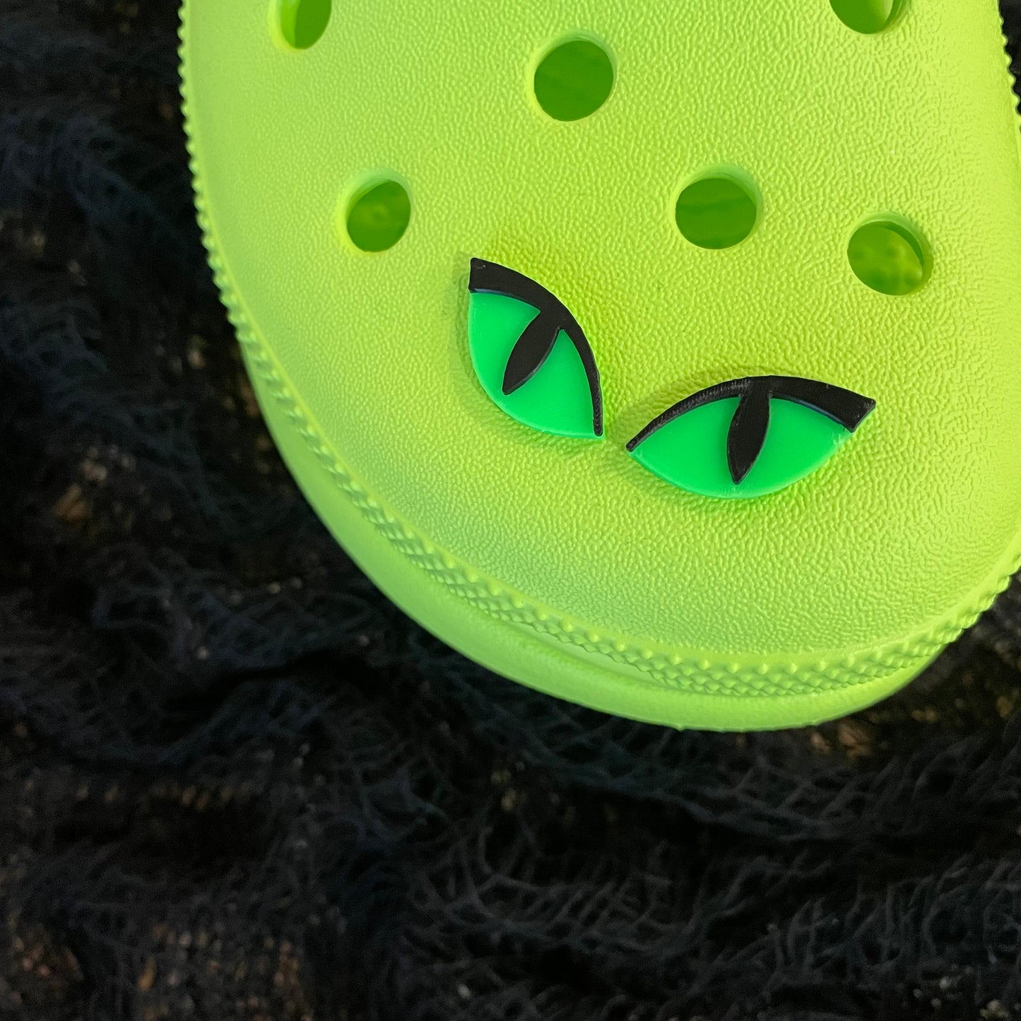 Cat Eyes Shoe Charms 3D Printed