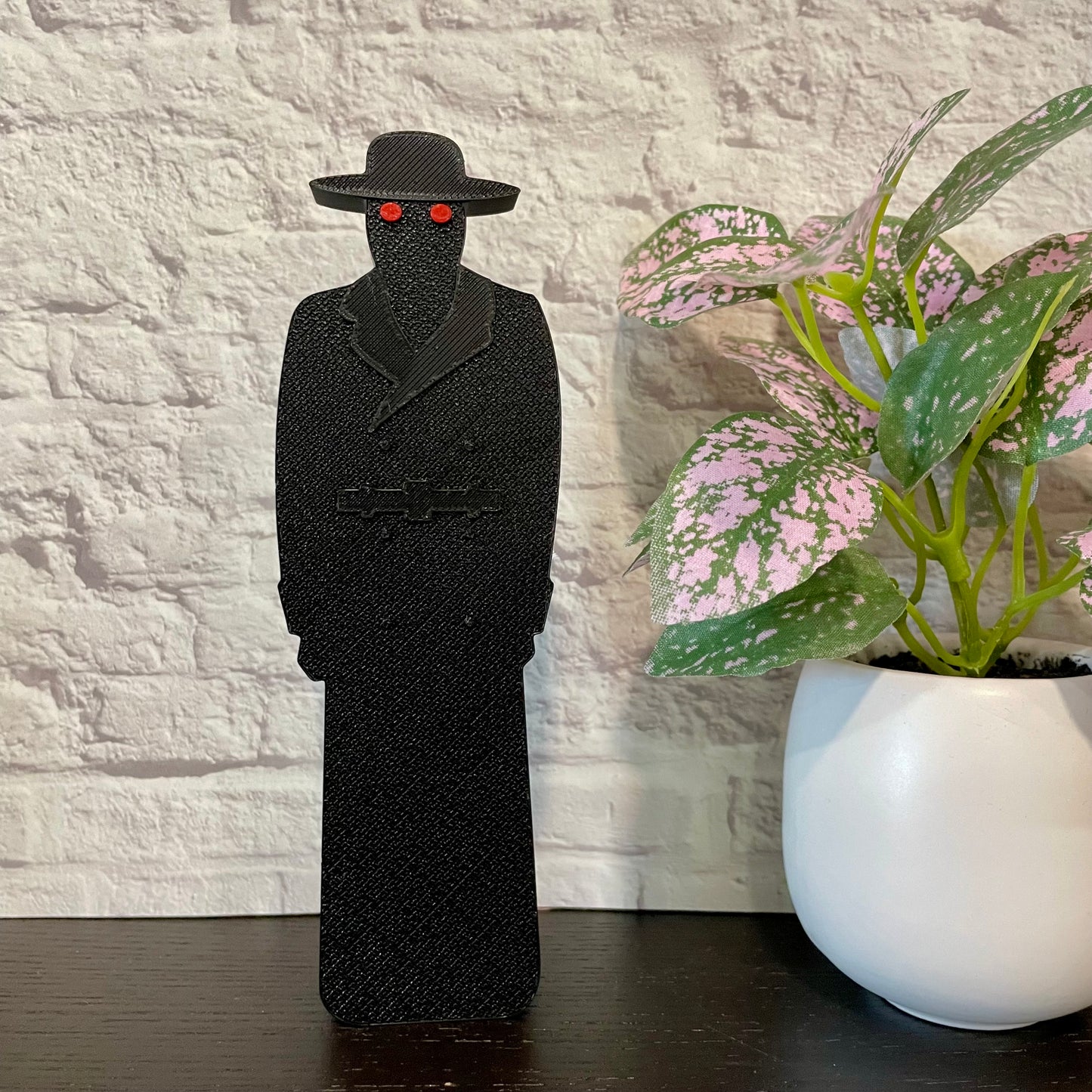 Hat Man Shelf Sitter 3D Printed