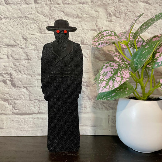 Hat Man Shelf Sitter 3D Printed