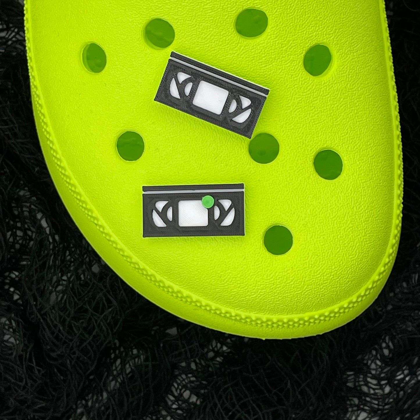 VHS Tape Shoe Charm 3D Printed