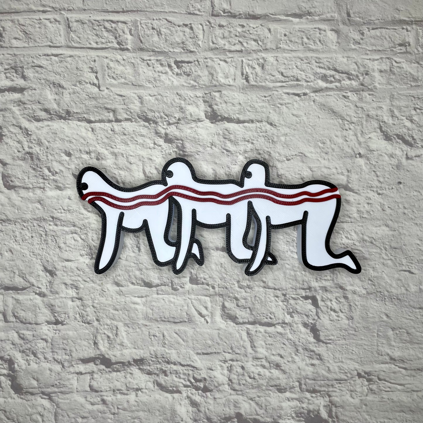 Centipede People Horror Shelf Sitter 3D Printed