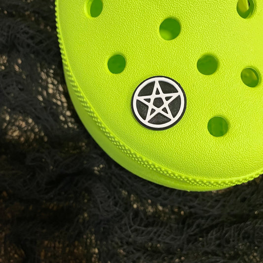 Pentagram Shoe Charm 3D Printed