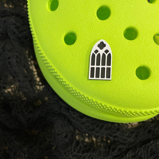 Cathedral Window Shoe Charm 3D Printed