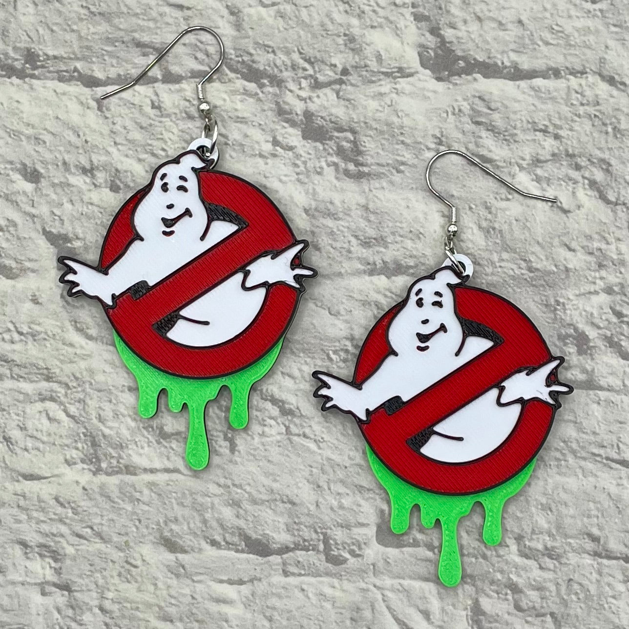 Bustin' Makes Me Feel Good Statement Earrings or Keychain 3D Printed