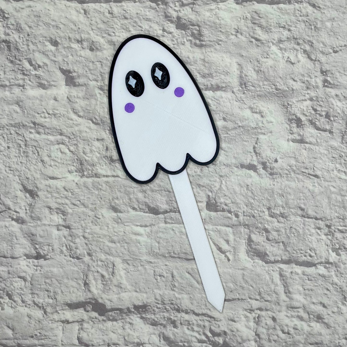 Cute Ghost Plant Stake