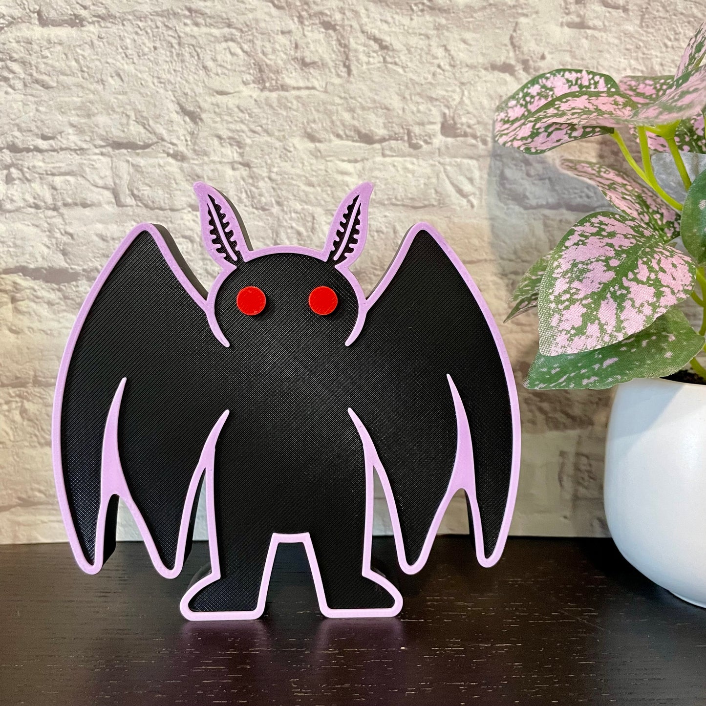 Mothman Cryptid Shelf Sitter 3D Printed
