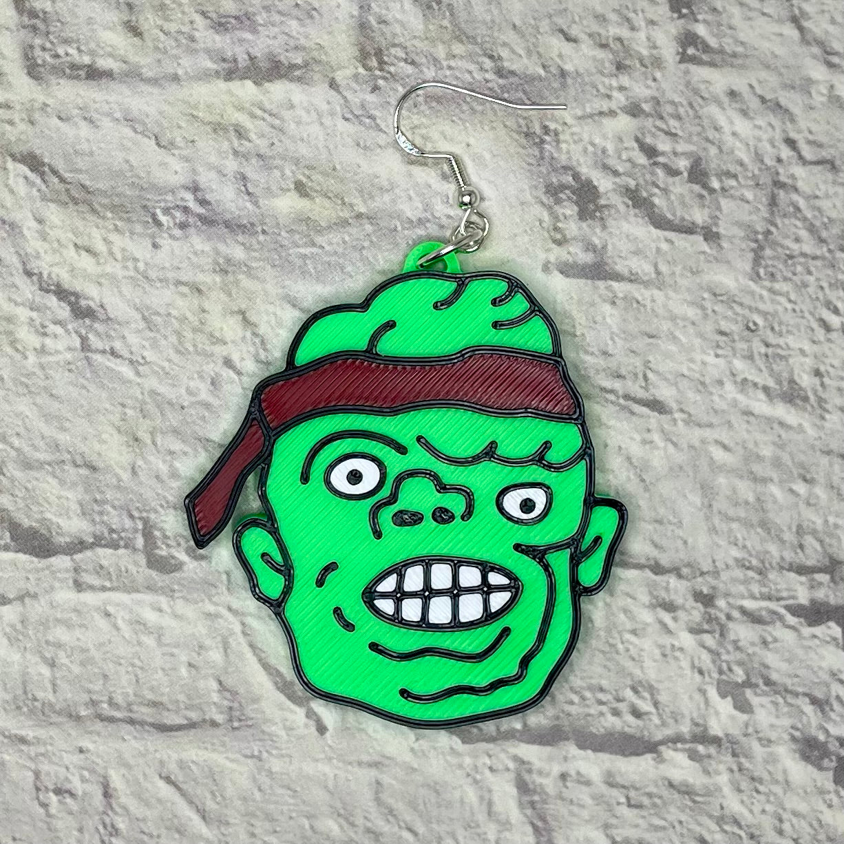 Toxie Horror Statement Earrings or Keychain 3D Printed