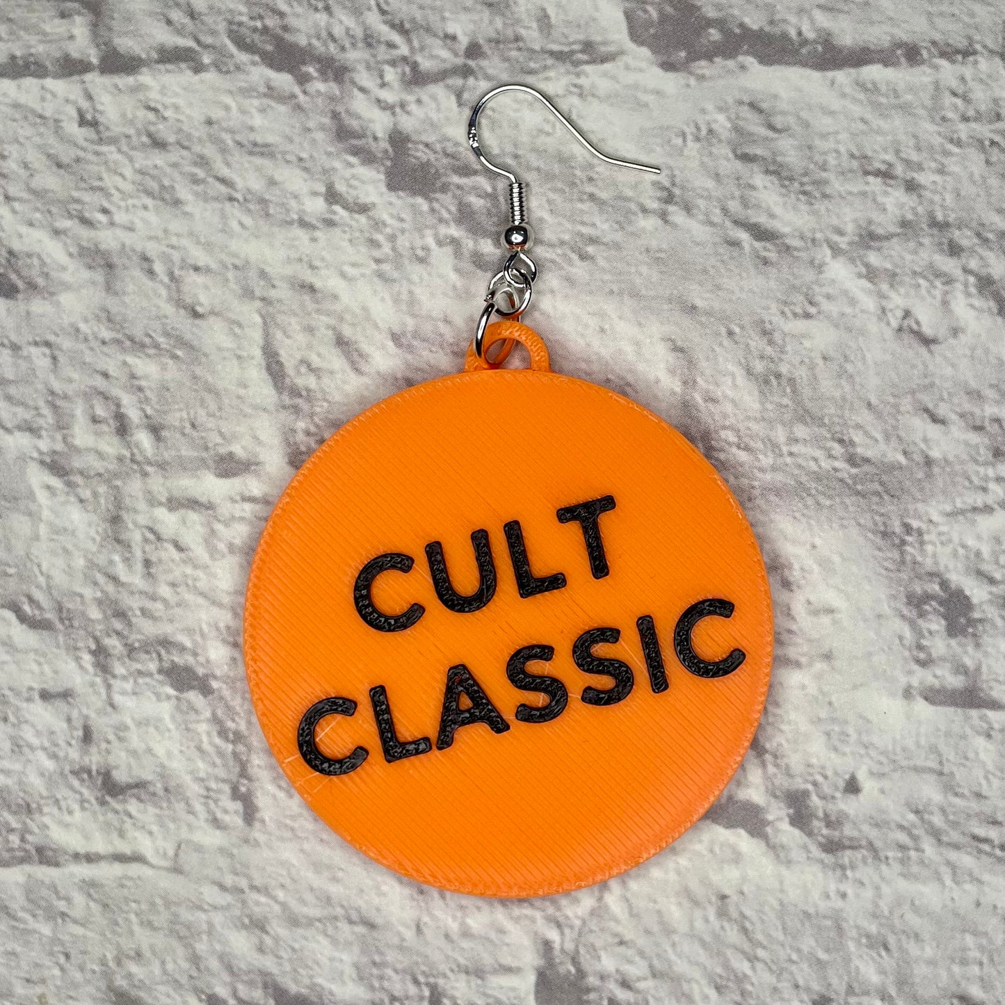 Cult Classic VHS Sticker Statement Earrings or Keychain 3D Printed