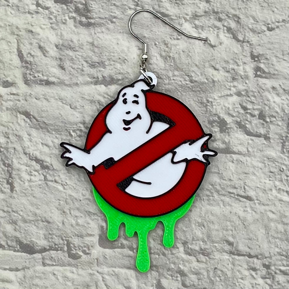 Bustin' Makes Me Feel Good Statement Earrings or Keychain 3D Printed