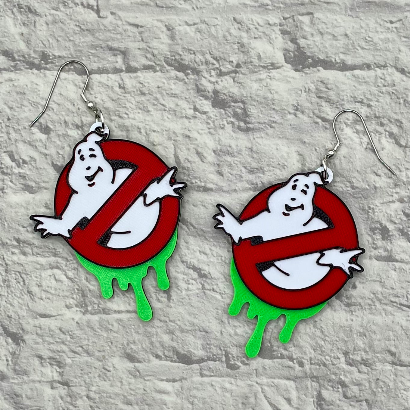 Bustin' Makes Me Feel Good Statement Earrings or Keychain 3D Printed