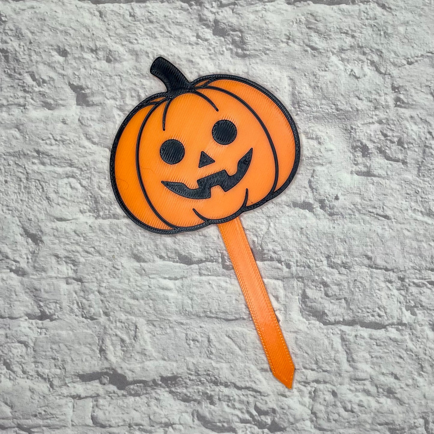 Cute Pumpkin Plant Stake