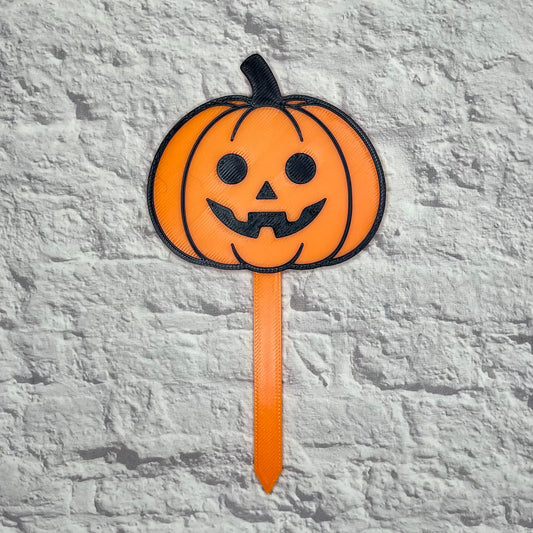 Cute Pumpkin Plant Stake