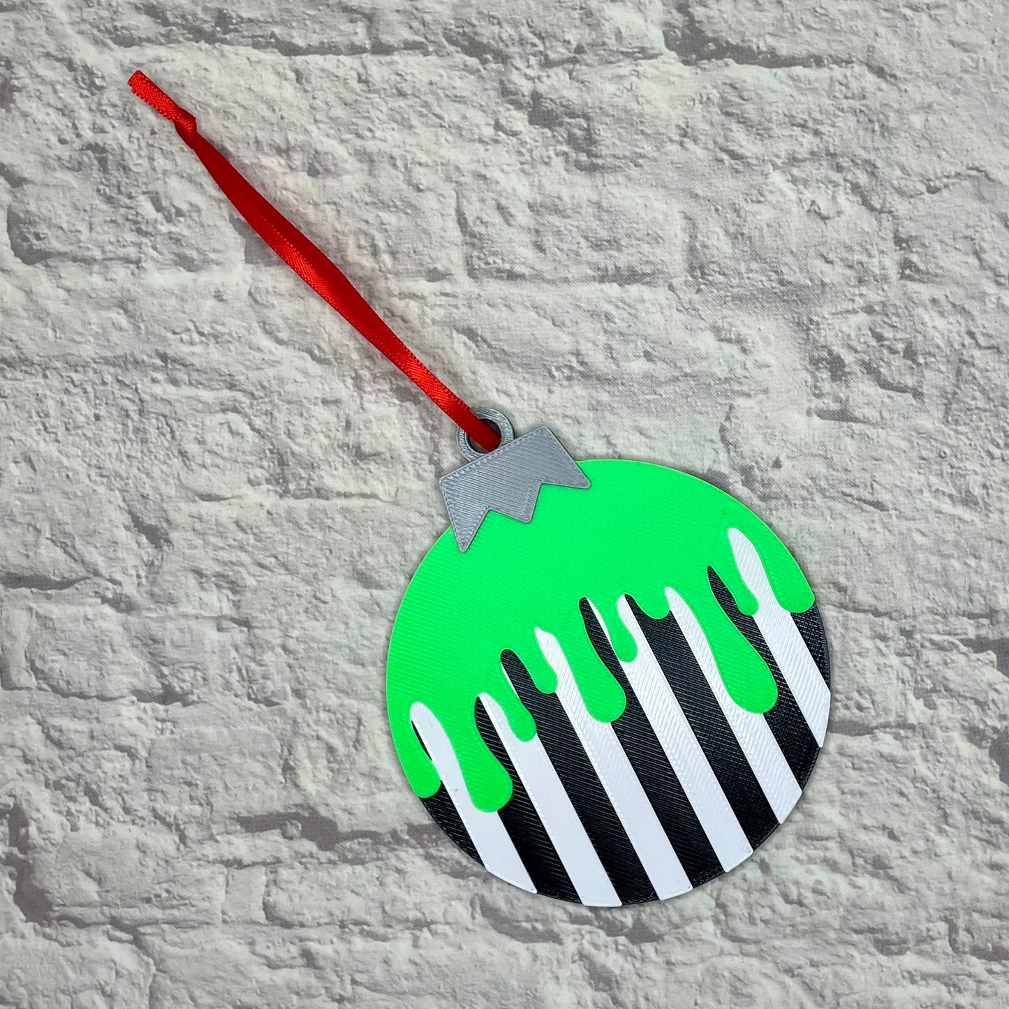 Ghost With The Most Bauble  Holiday Ornament 3D Printed