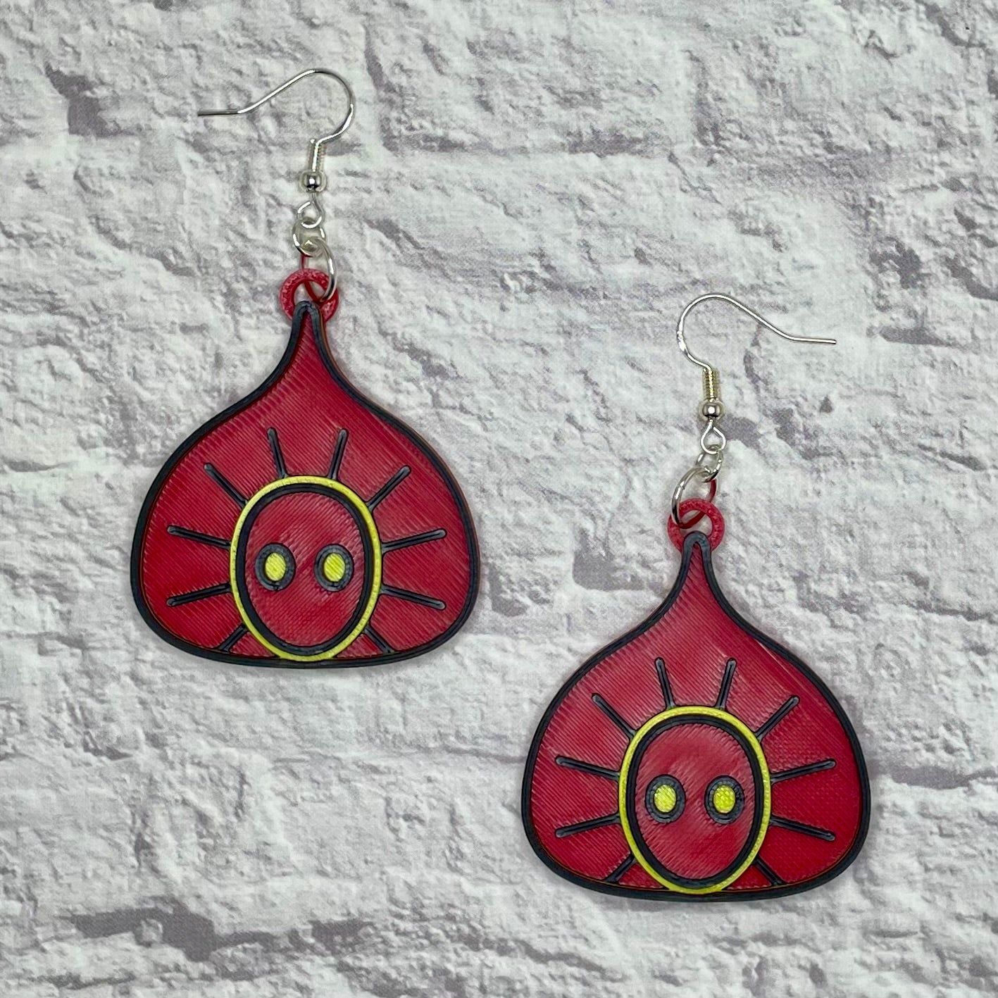 Flatwoods Monster Cryptid Statement Earrings or Keychain 3D Printed