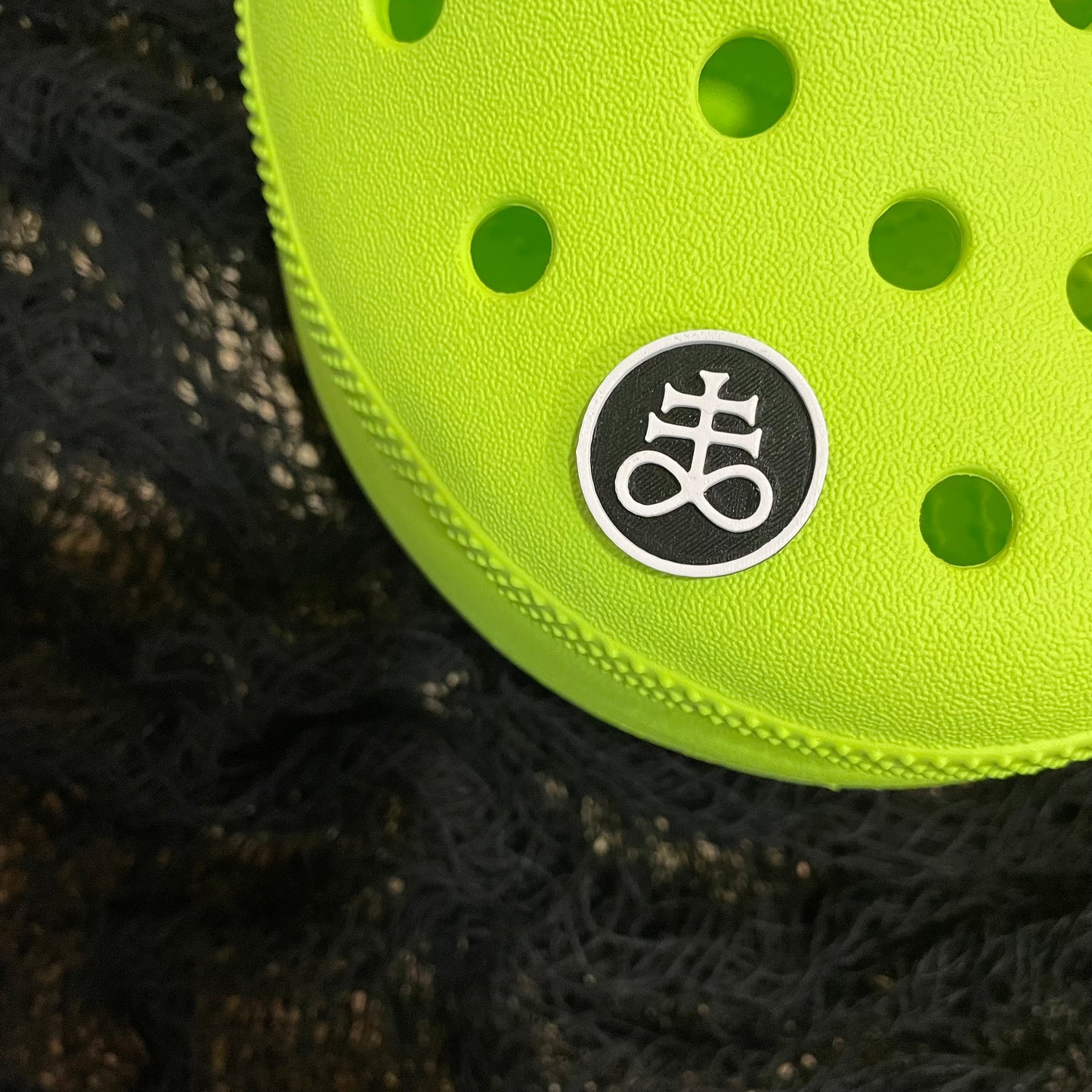 Leviathan Cross Shoe Charm 3D Printed