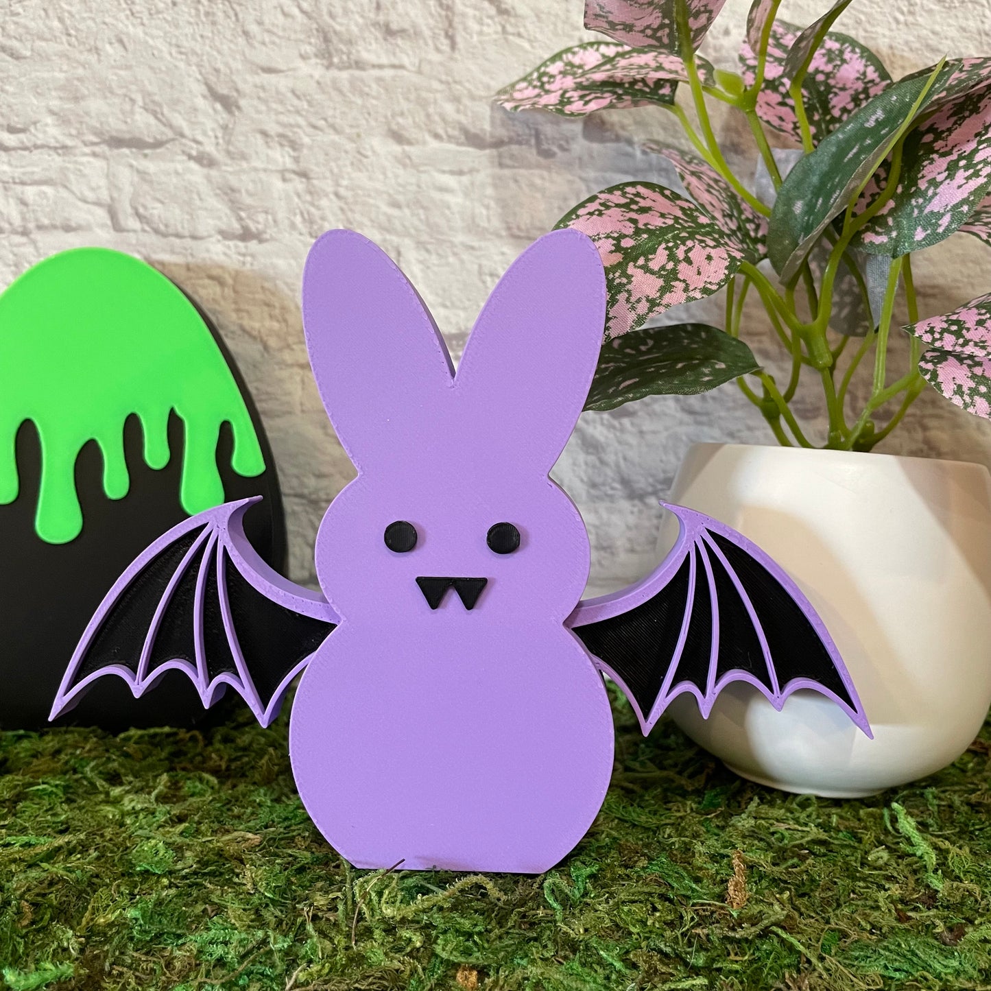 Easterween Bat Bunny Shelf Sitter 3D Printed