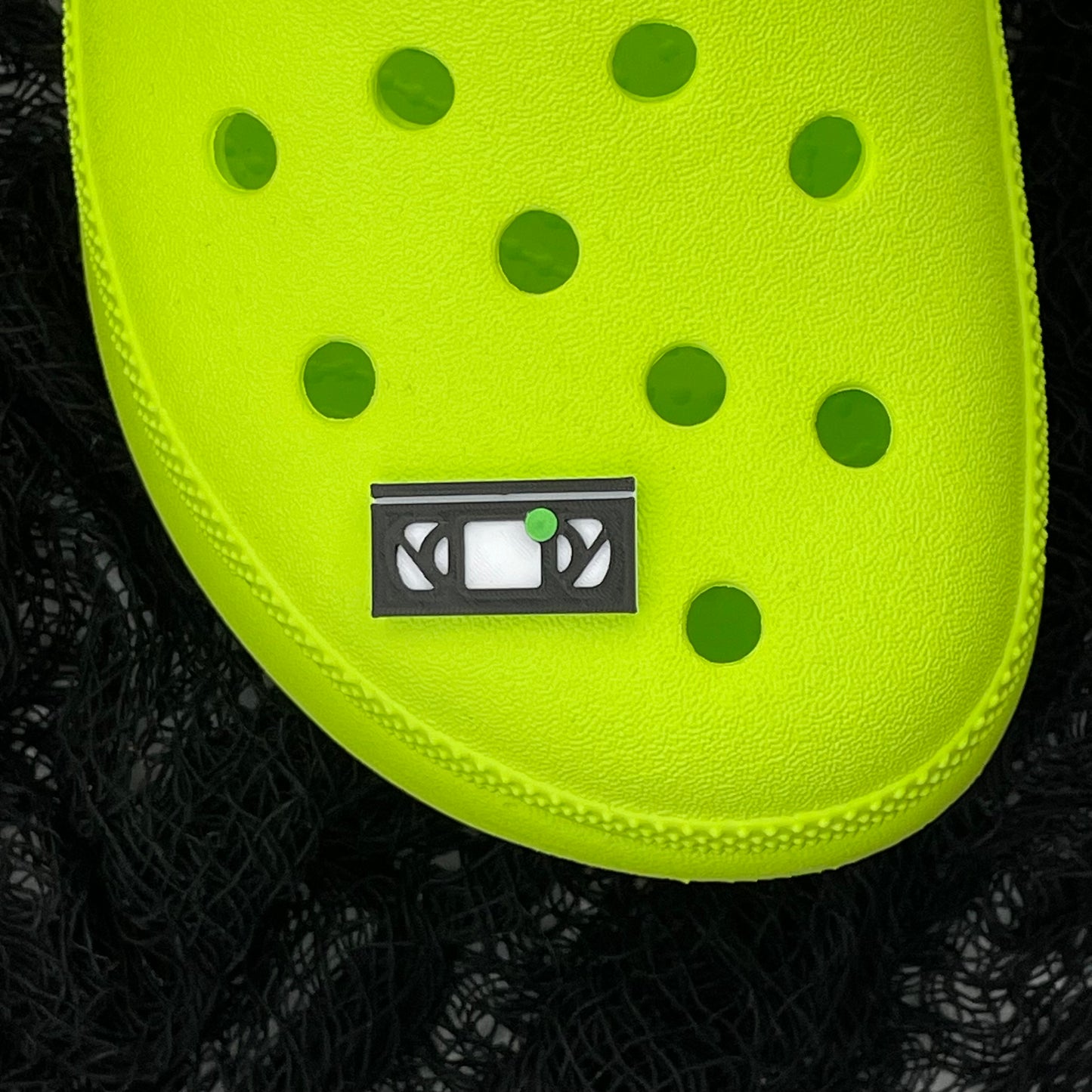 VHS Tape Shoe Charm 3D Printed