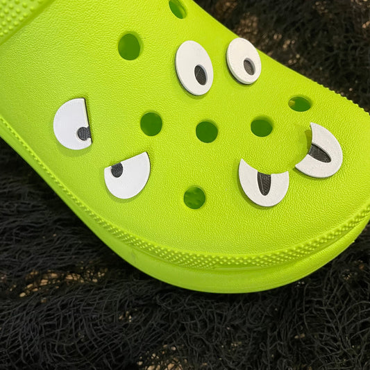 Spooky Eyes Shoe Charms 3D Printed