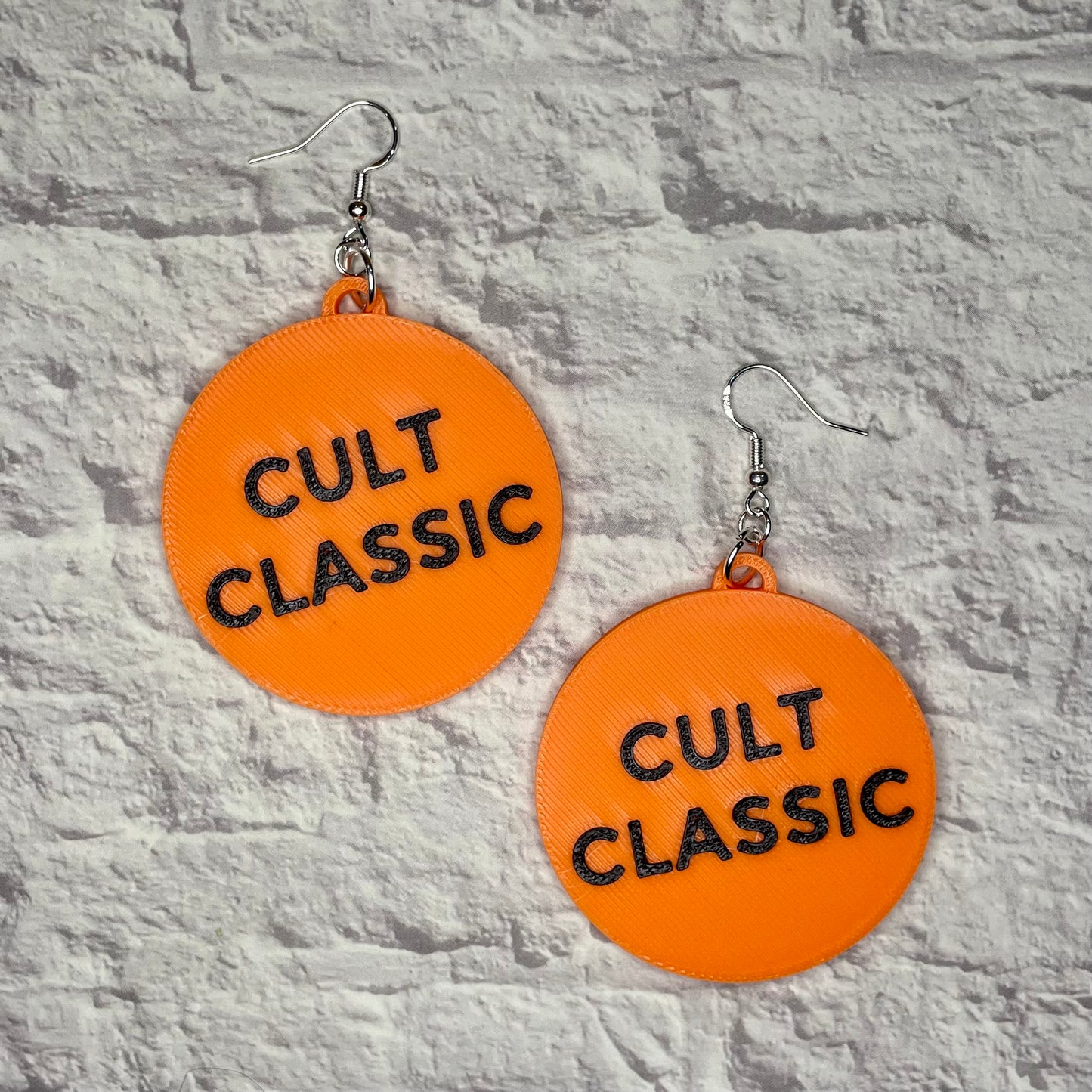 Cult Classic VHS Sticker Statement Earrings or Keychain 3D Printed