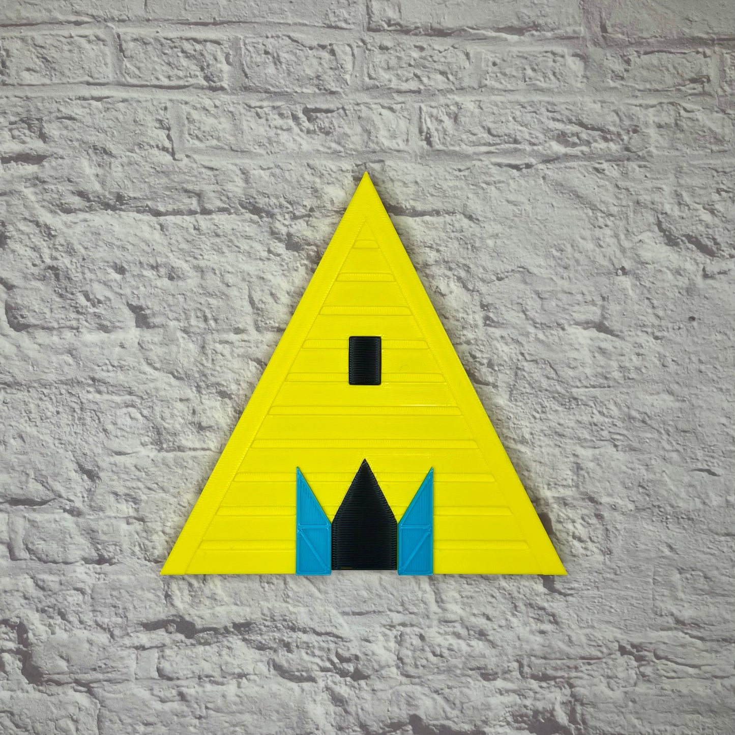 Yellow Temple Horror Shelf Sitter 3D Printed