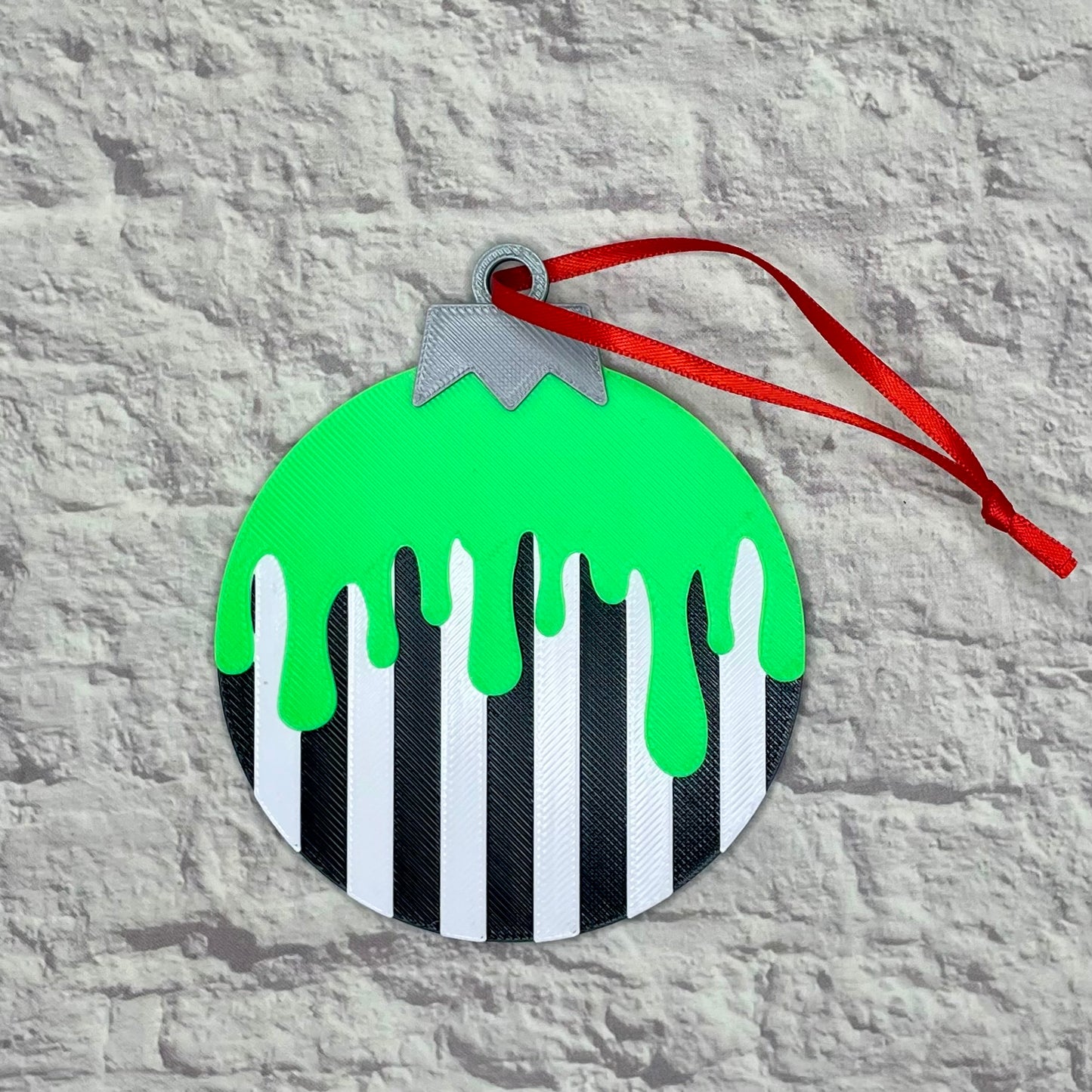 Ghost With The Most Bauble  Holiday Ornament 3D Printed