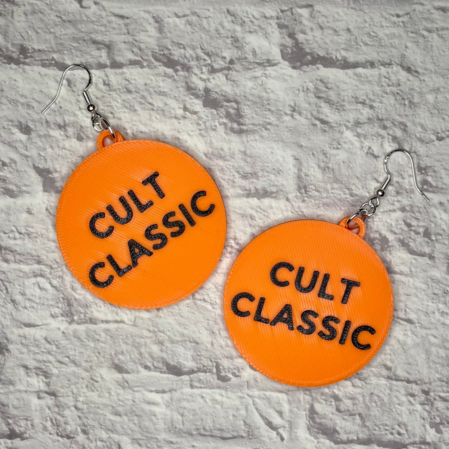 Cult Classic VHS Sticker Statement Earrings or Keychain 3D Printed