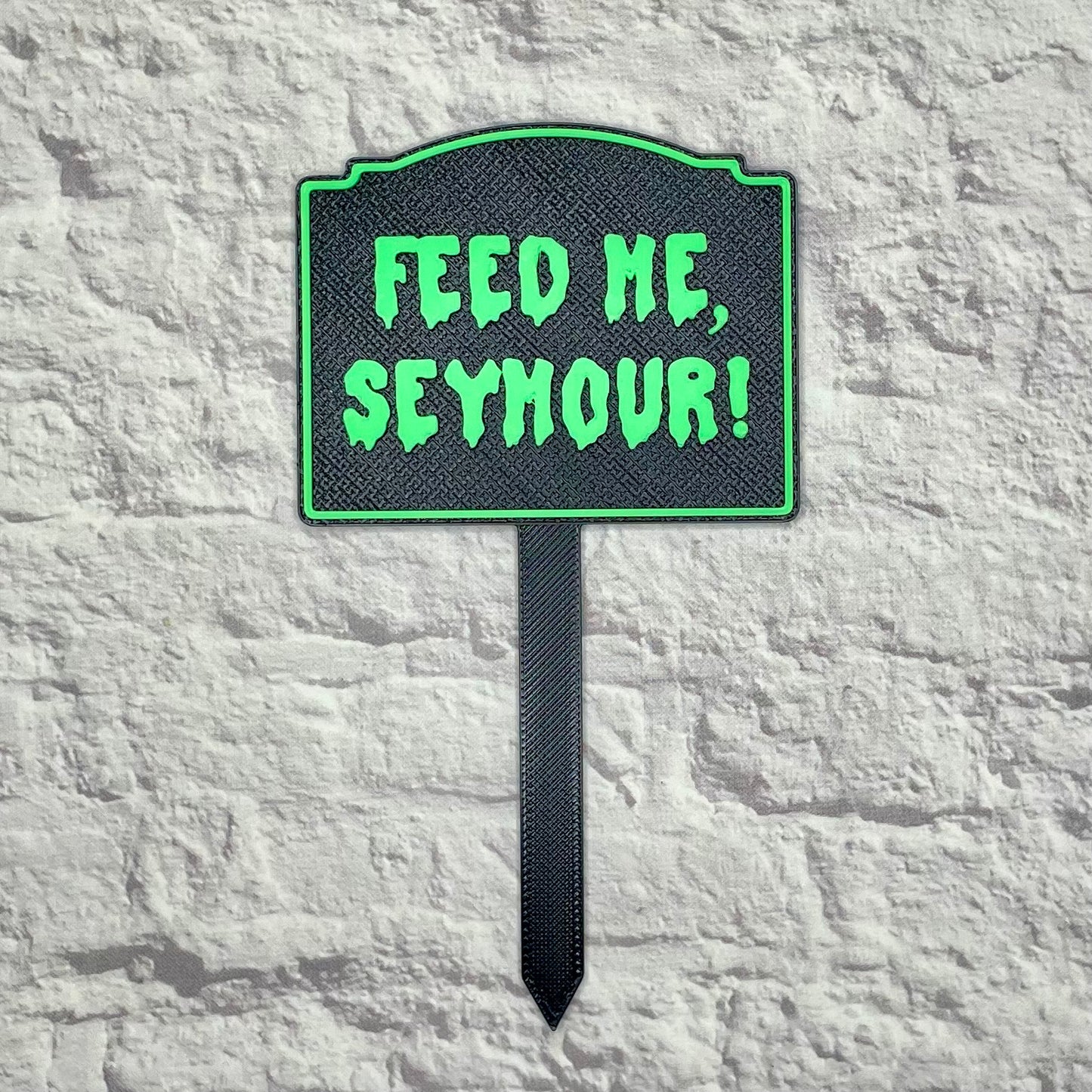 Feed Me Seymour Plant Stake