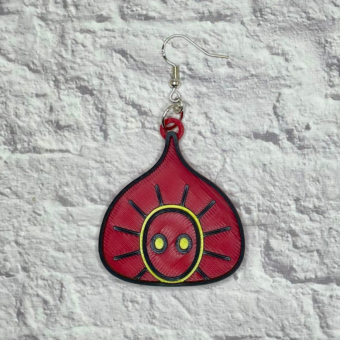 Flatwoods Monster Cryptid Statement Earrings or Keychain 3D Printed
