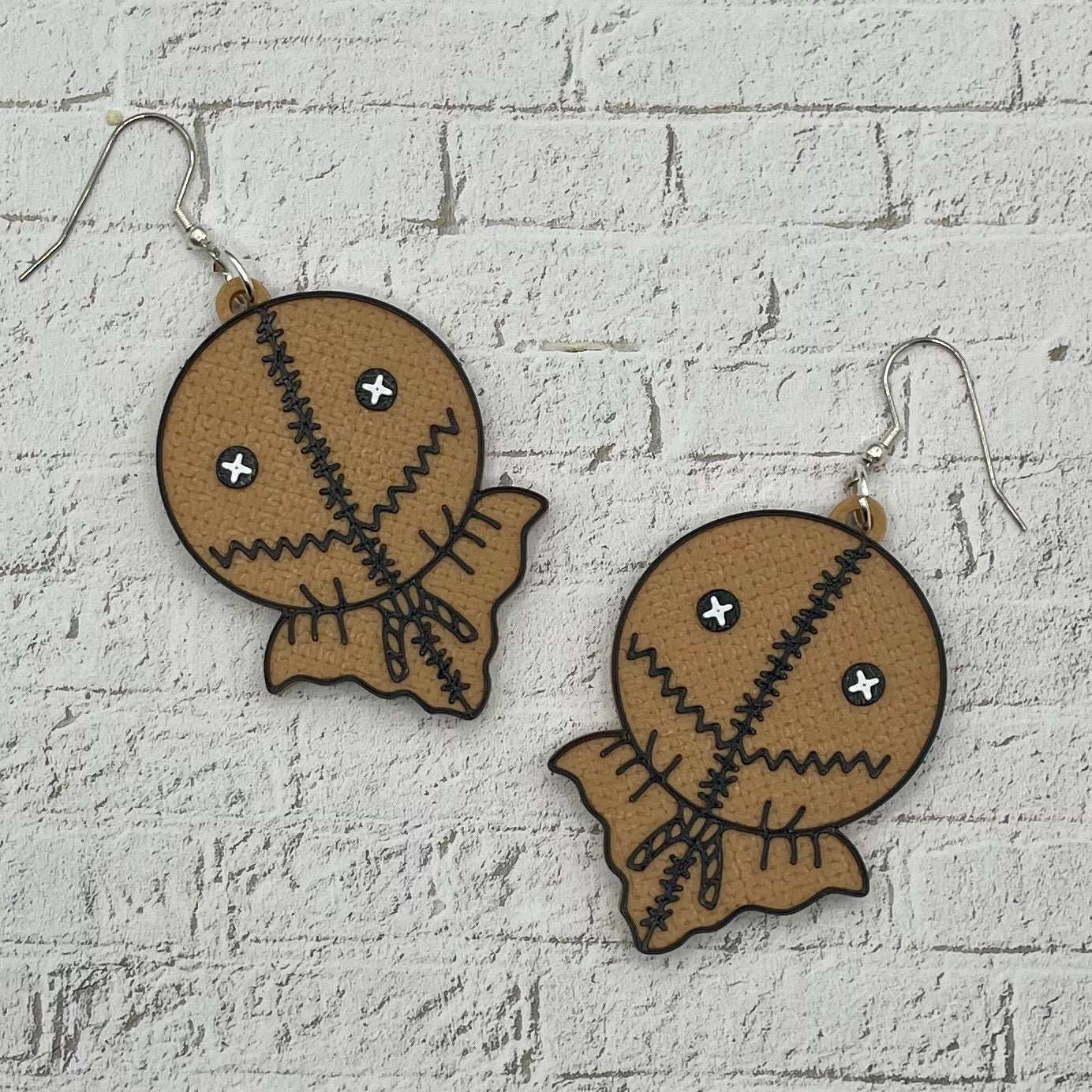 Sam Horror Statement Earrings or Keychain 3D Printed