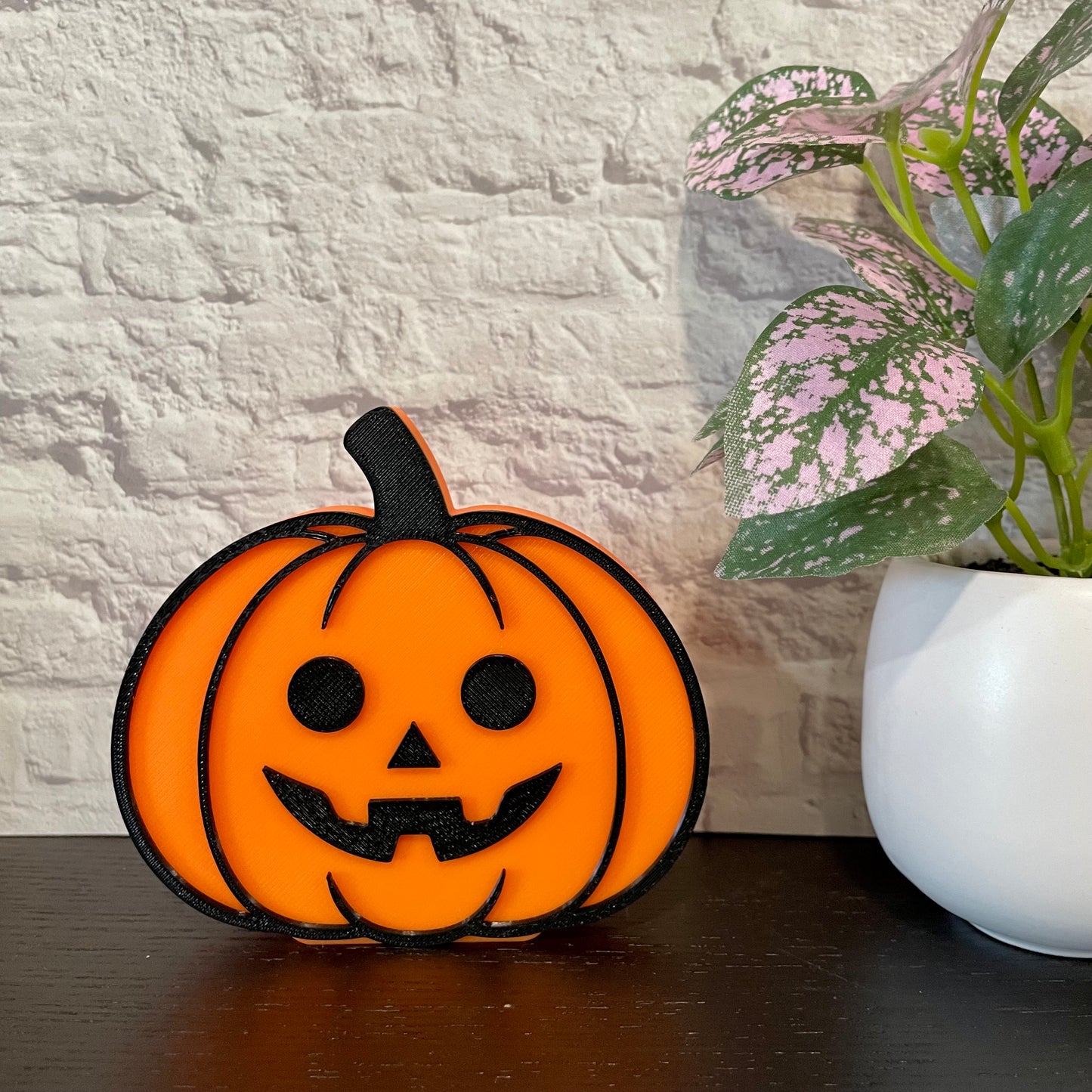 Pumpkin Shelf Sitter 3D Printed