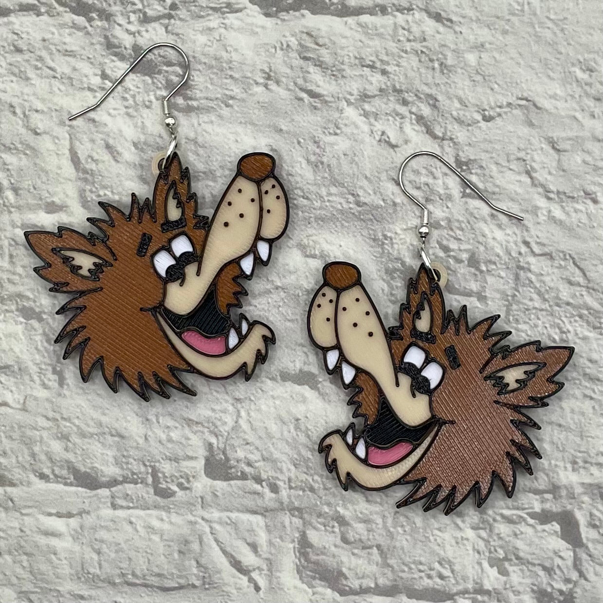 Monster Cereal Statement Earrings or Keychain 3D Printed